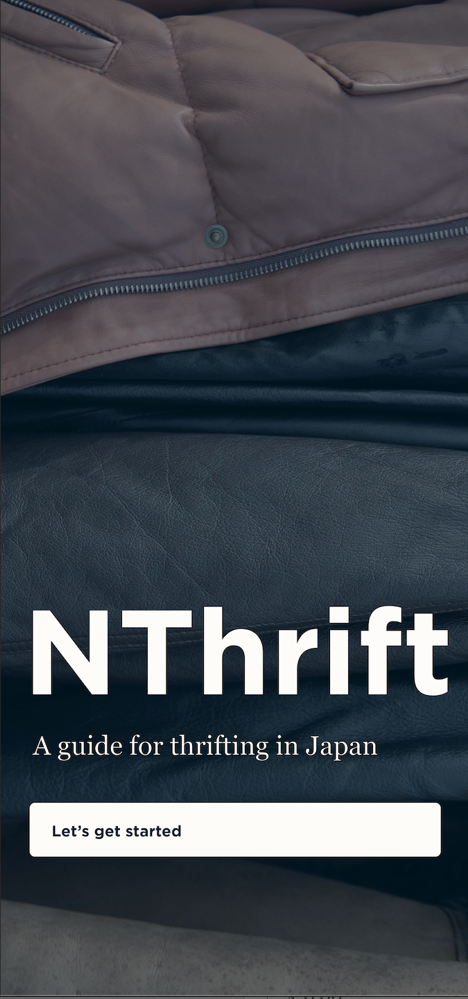 NThrift | A guide for thrifting in Japan